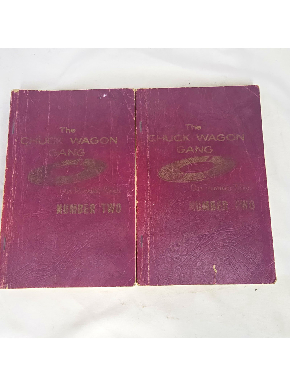 2 Vintage 1967 Chuck Wagon Gang Our Recorded Songs No 2 Gospel Songbooks